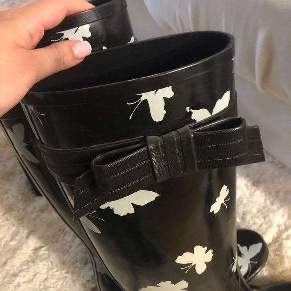 Kate spade butterfly rain boots - Picture 2 of 3
